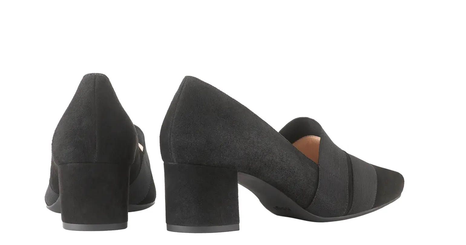 174542 Lady Black Suede Pump