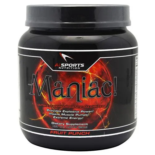 AI Sports Nutrition Maniac! Fruit Punch 1.81 lb