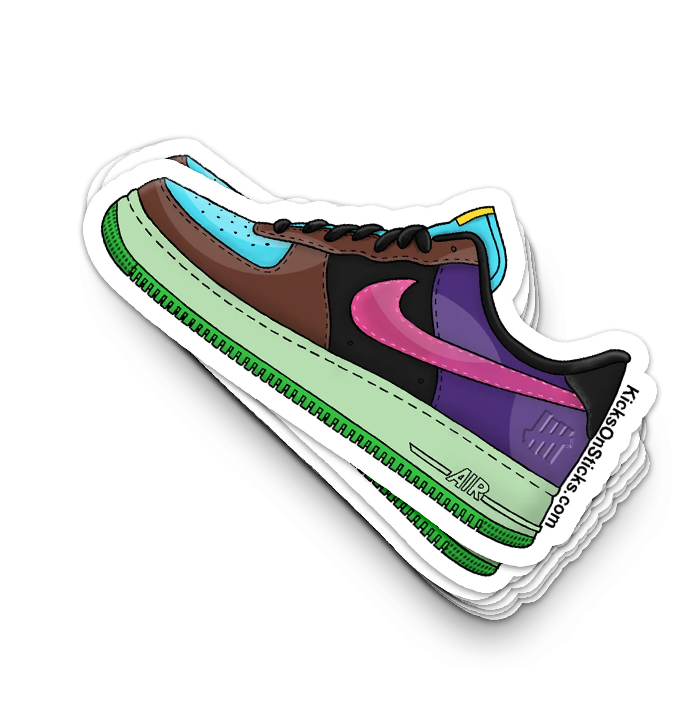 Air Force 1 Low "UNDFTD OG" Sneaker Sticker