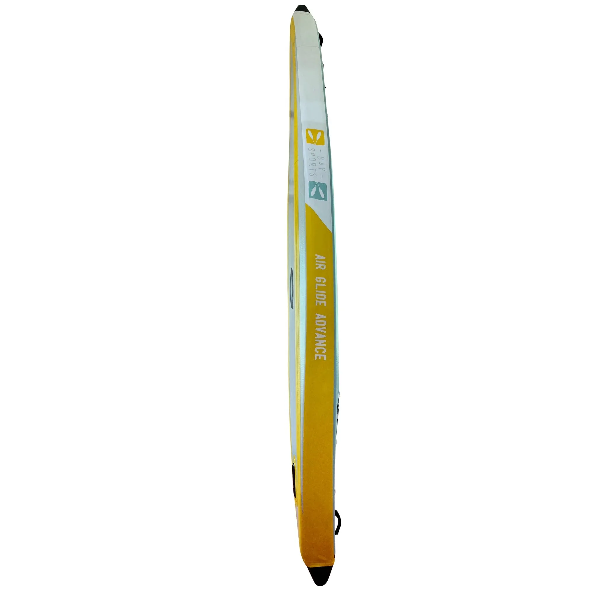 Air Glide Advance 385 - 3.85M Single Inflatable Kayak Black/Yellow