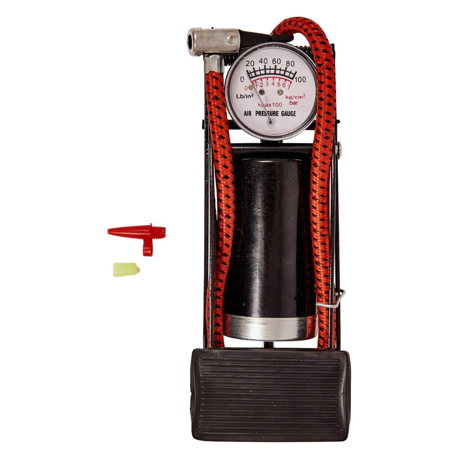 Amtech Footpump With Gauge Single/Twin