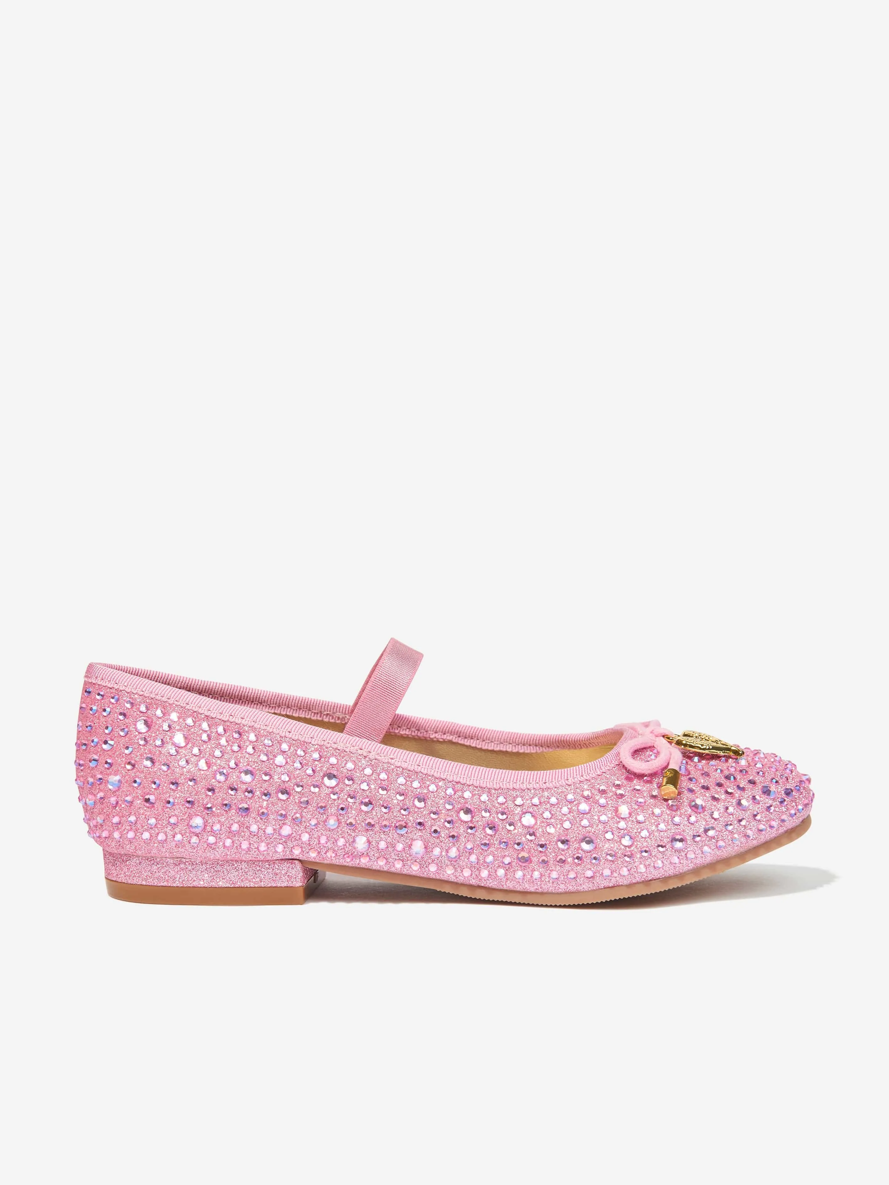 Angels Face Girls Maya Crystal Pumps in Pink