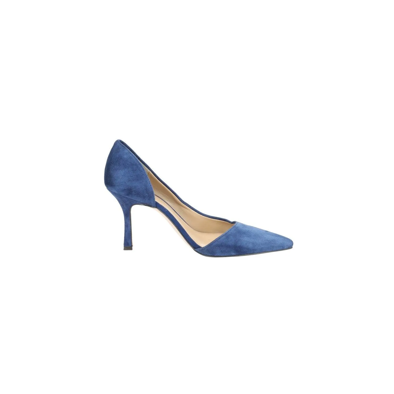 Ann Taylor Azra High-Heel Shoes Fabric Blue Colour For Women