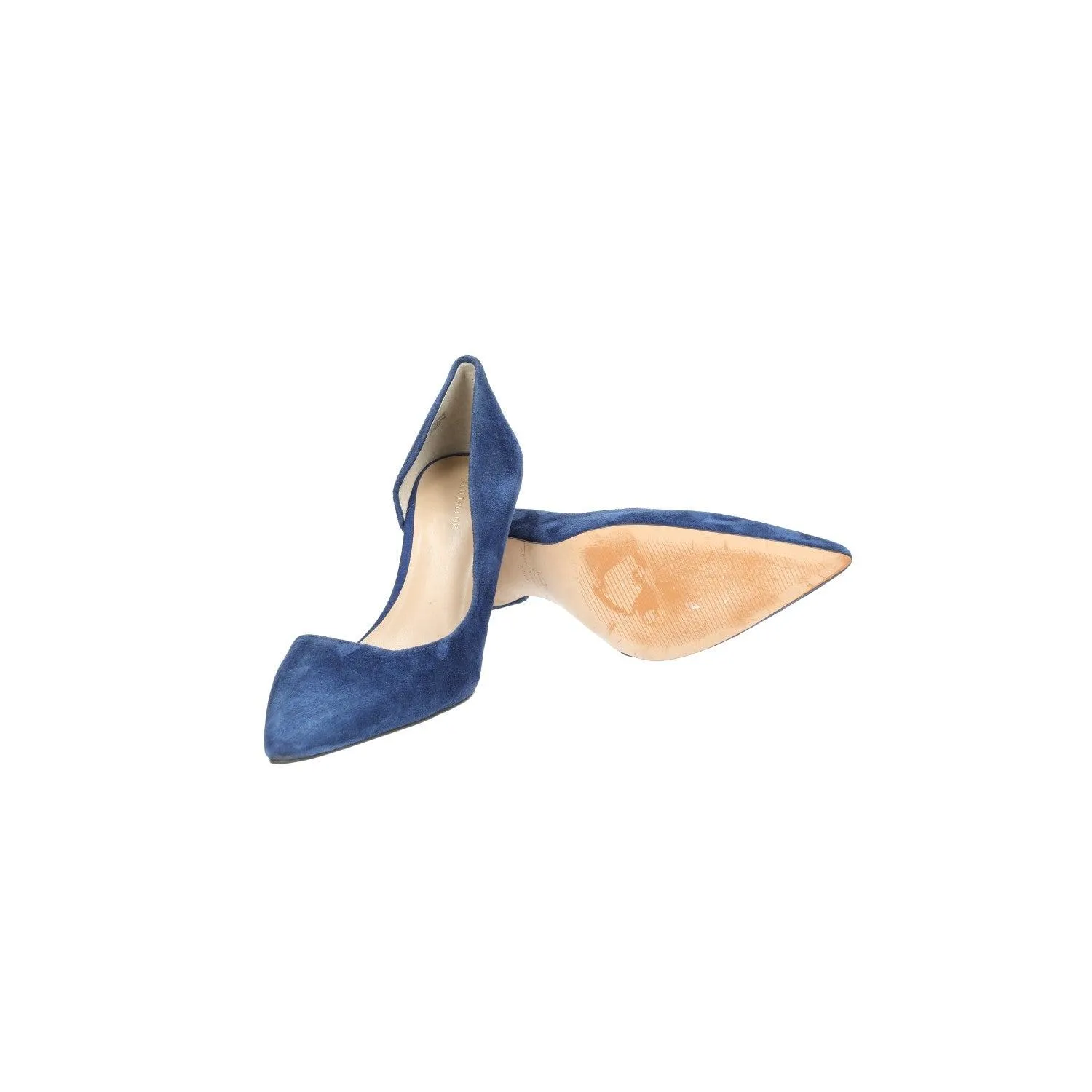 Ann Taylor Azra High-Heel Shoes Fabric Blue Colour For Women