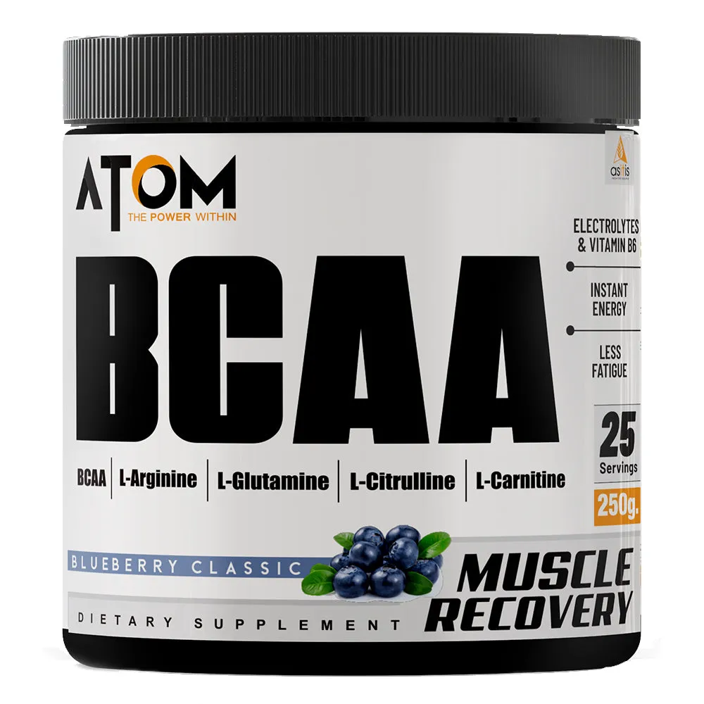 ATOM BCAA 250g with L-arginine, L-Carnitine, L-Citrulline