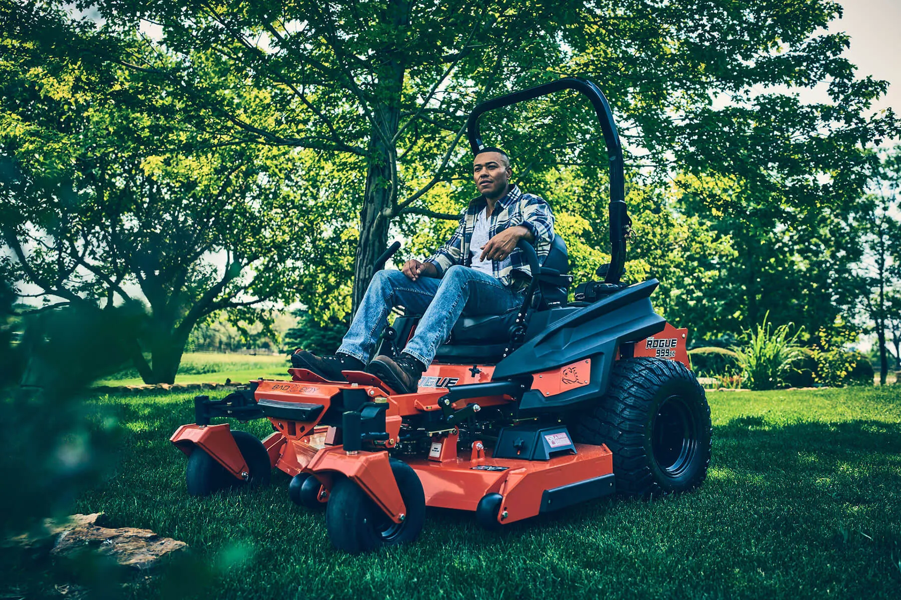 Bad Boy Rogue 54" Commercial Zero-Turn Mower w/ 27hp Kawasaki FX850