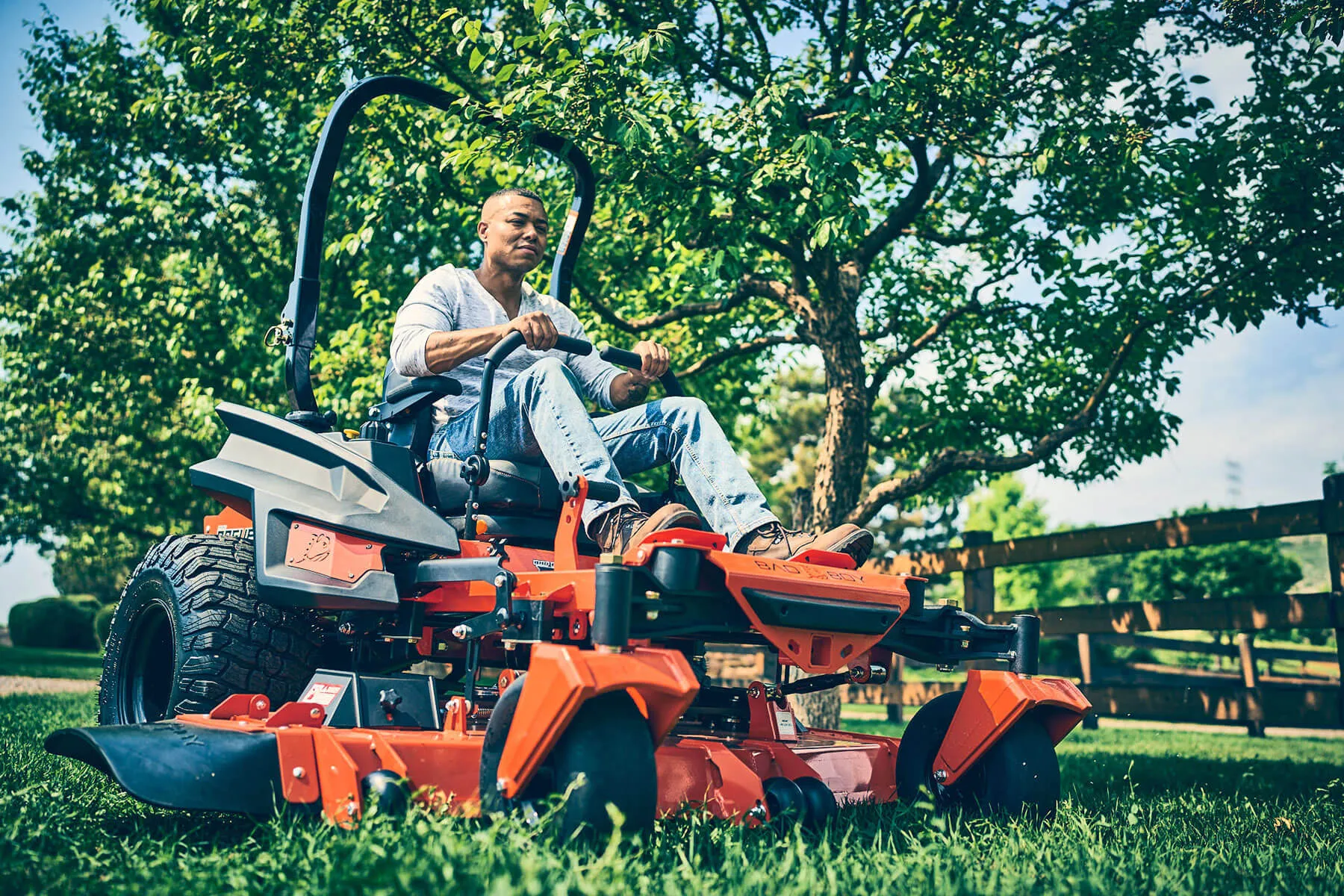 Bad Boy Rogue 54" Commercial Zero-Turn Mower w/ 27hp Kawasaki FX850