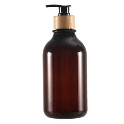 Bamboo Soap Dispenser Set: Elegant Bathroom & Kitchen Organizer