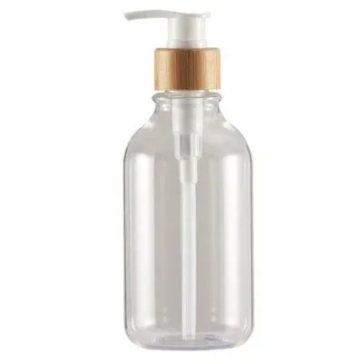 Bamboo Soap Dispenser Set: Elegant Bathroom & Kitchen Organizer