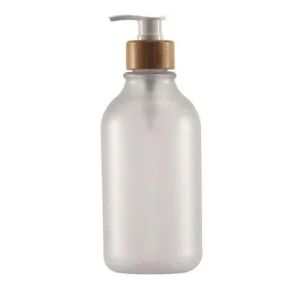 Bamboo Soap Dispenser Set: Elegant Bathroom & Kitchen Organizer