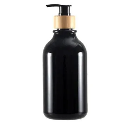 Bamboo Soap Dispenser Set: Elegant Bathroom & Kitchen Organizer