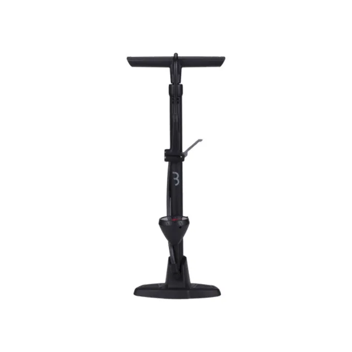 BBB Floor Pump AirWave Composite Dualhead 3.0 Black