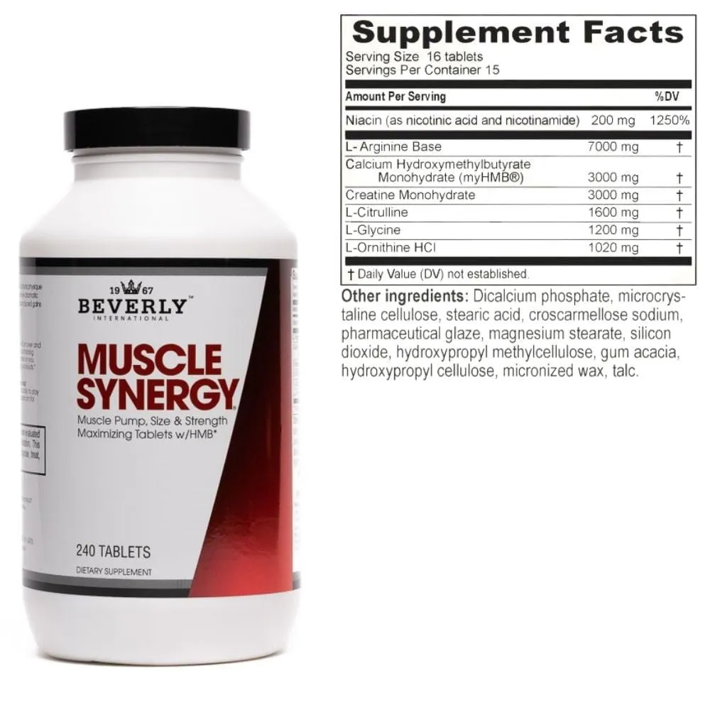 Beverly International Muscle Synergy 240 Tablets