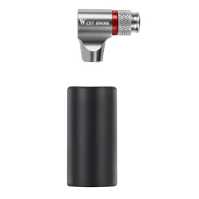 Bicycle CO2 Portable Mini Pump(Silver)