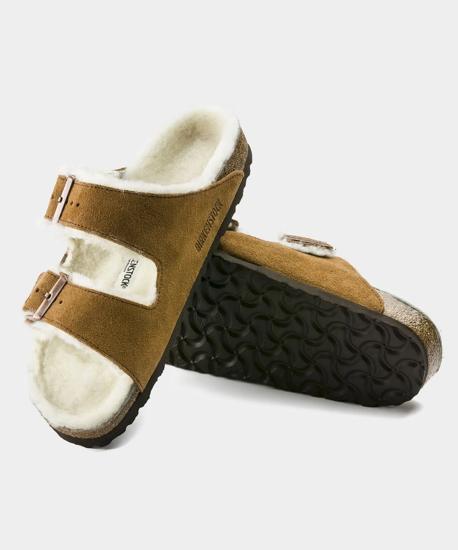 Birkenstock Arizona Shearling in Mink