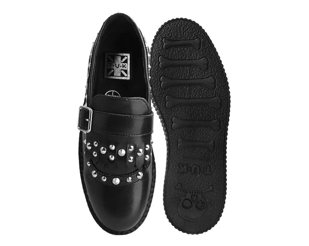 Black Studded Loafer