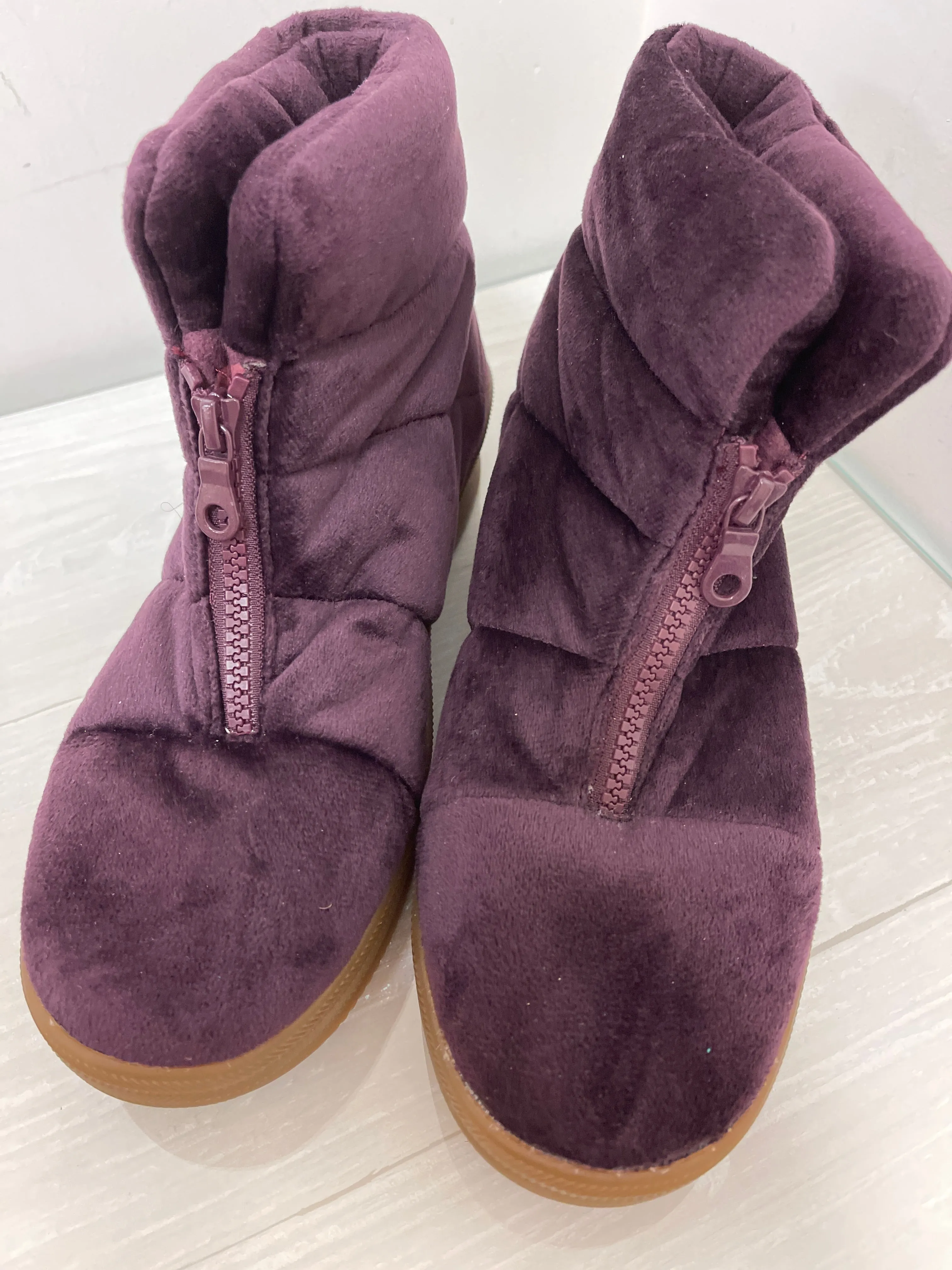 Boots Ankle Flats By Keds In Purple, Size: 9