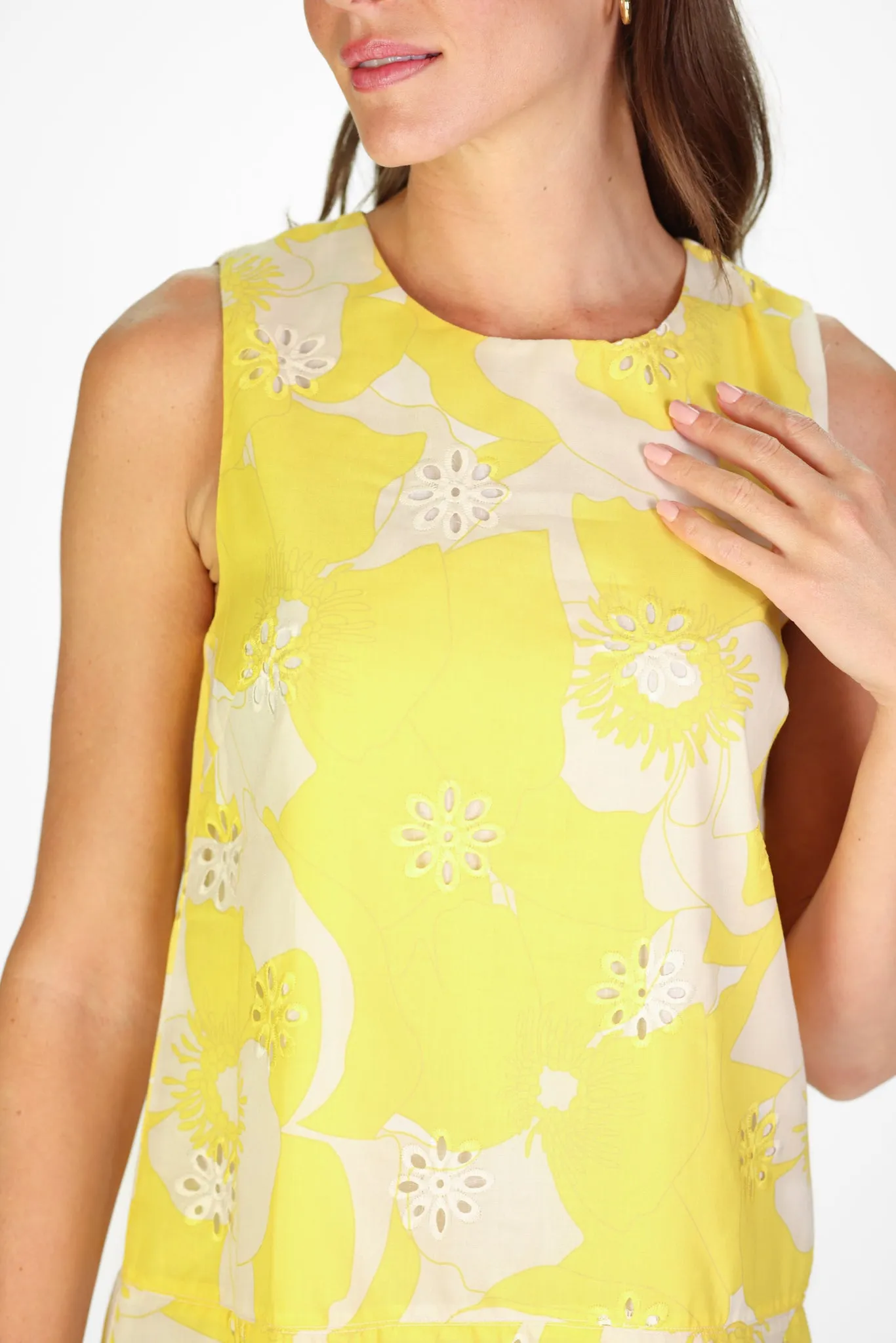 Caroline Dress in Sunshine Petals