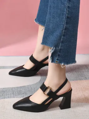 Closed-Toe Casual Shoes Pumps Sandals