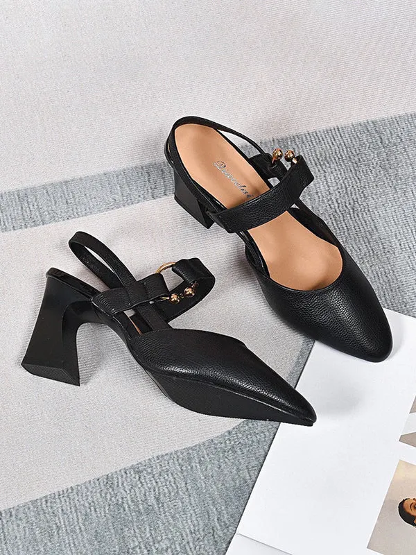 Closed-Toe Casual Shoes Pumps Sandals