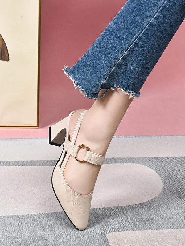 Closed-Toe Casual Shoes Pumps Sandals