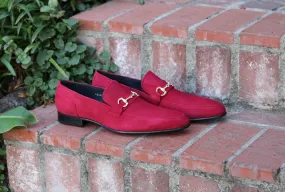 Corrente Suede Slip-On Loafer Rose