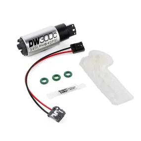 DeatschWerks 340lph DW300C Compact Fuel Pump w/ 12  Scion FR-S/BRZ / 15 WRX Set Up Kit