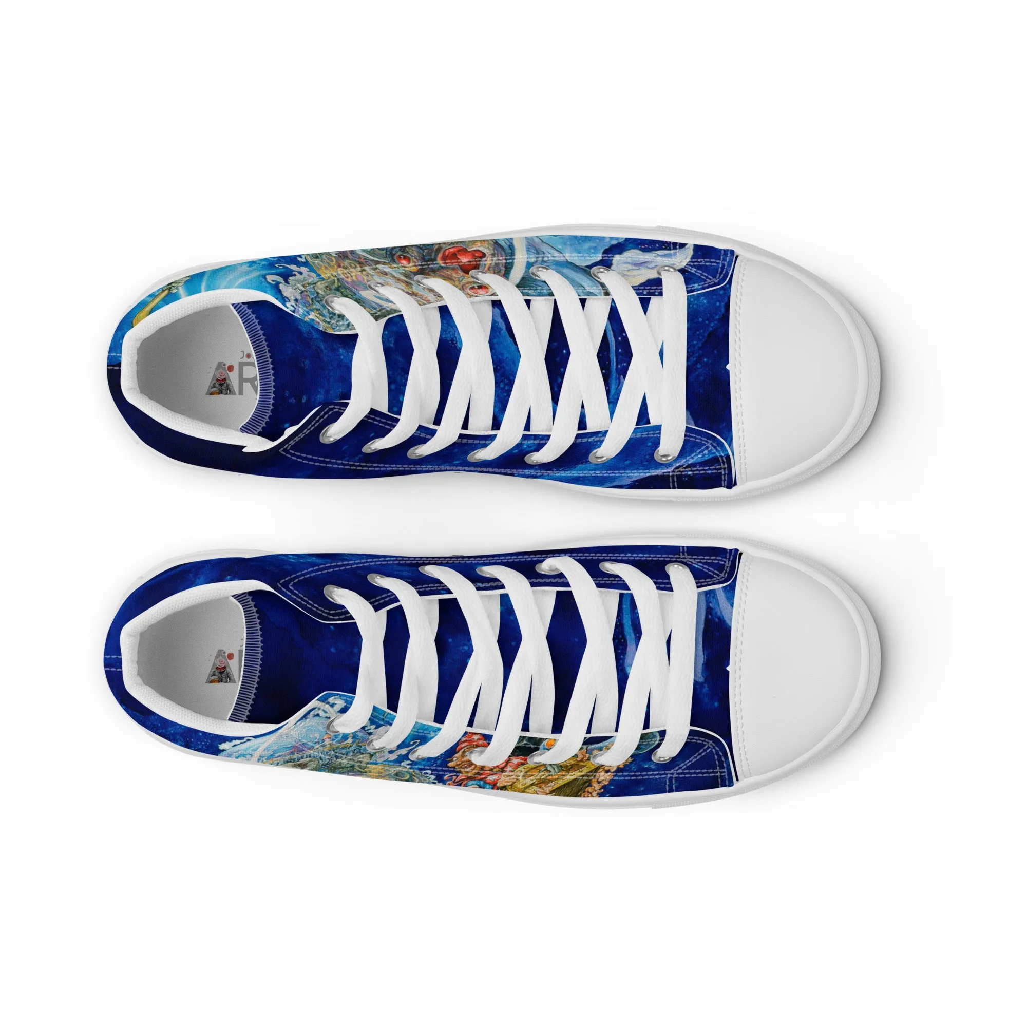 Discworld III Women’s High Top Canvas Shoes - Free Shipping! *US SIZES SHOWN! USE CHART!