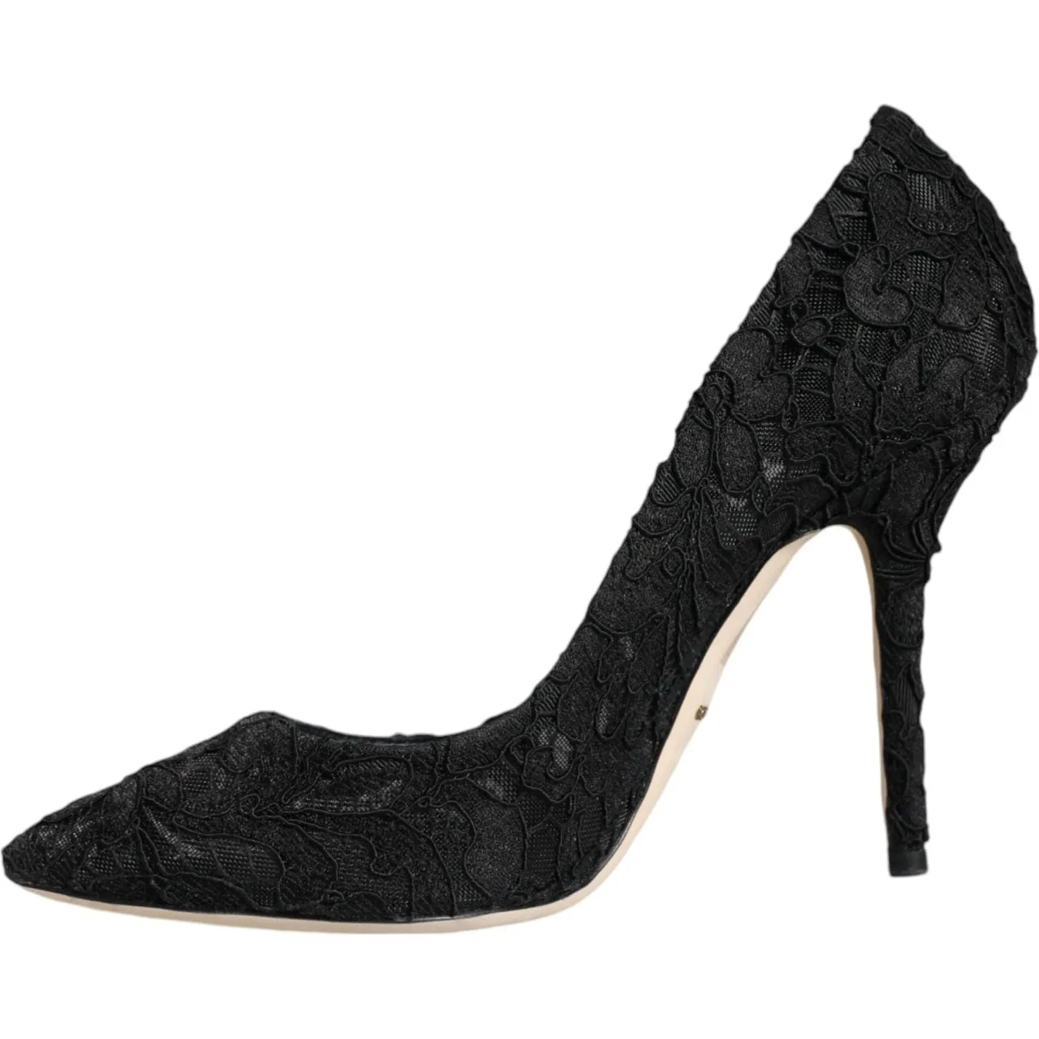 Dolce & Gabbana Black Taormina Lace Bellucci Pumps Shoes