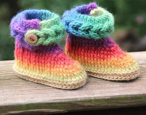 E-Book:Ten Crochet Bootie Patterns for Toasty Tootsies