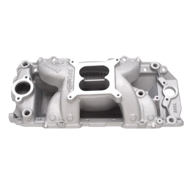 Edelbrock RPM Air-Gap 2-R Intake Manifold - Cast Finish