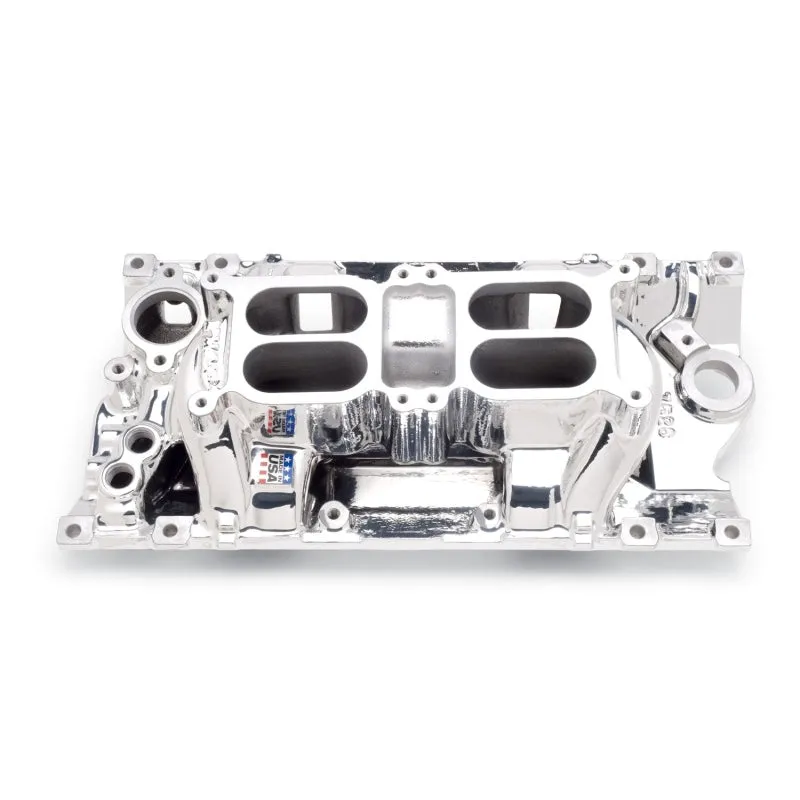 Edelbrock RPM Air-Gap 2-R Intake Manifold - Polished Finish