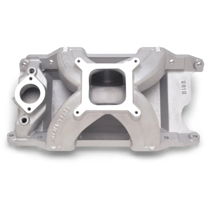 Edelbrock Super Victor Series Intake Manifold - Cast Finish