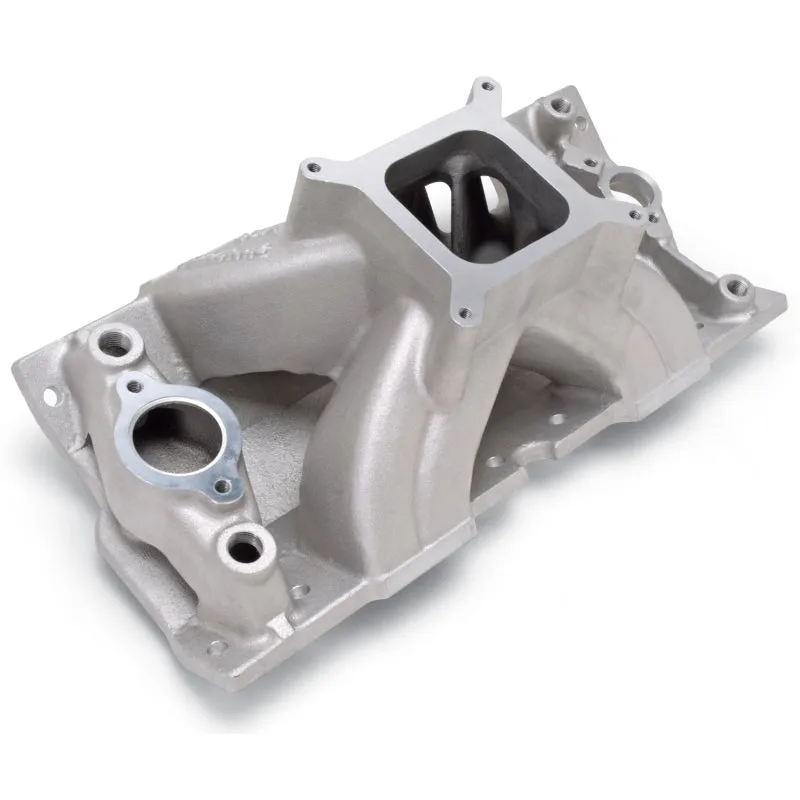 Edelbrock Super Victor Vortec Bowtie Intake Manifold - SB Chevy Vortec w/ GM Cast-Iron Vortec Bowtie Heads (4000-8000 RPM)