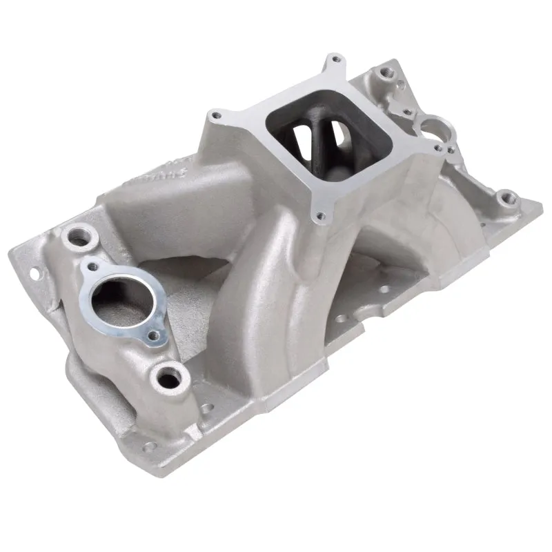 Edelbrock Super Victor Vortec Bowtie Intake Manifold - SB Chevy Vortec w/ GM Cast-Iron Vortec Bowtie Heads (4000-8000 RPM)