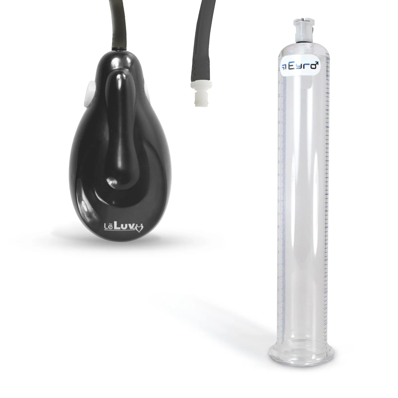 eGrip Electric Penis Pump with Premium Hose | 9 or 12 Inch Length, 1.35-3.70 Inch Diameter