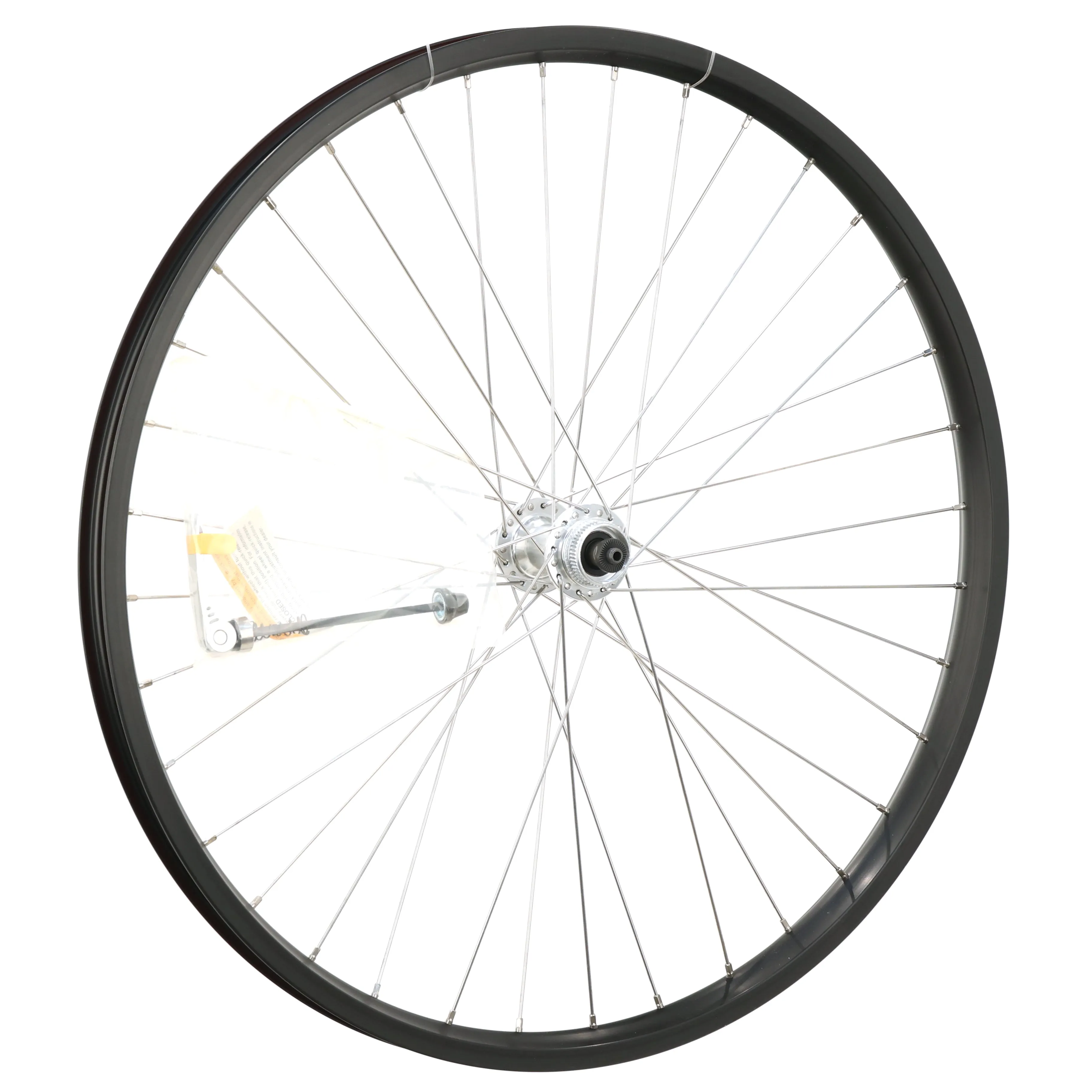 Electra Townie Go! 8i 26" Front Wheel, Clincher, Centerlock, QR, Schrader