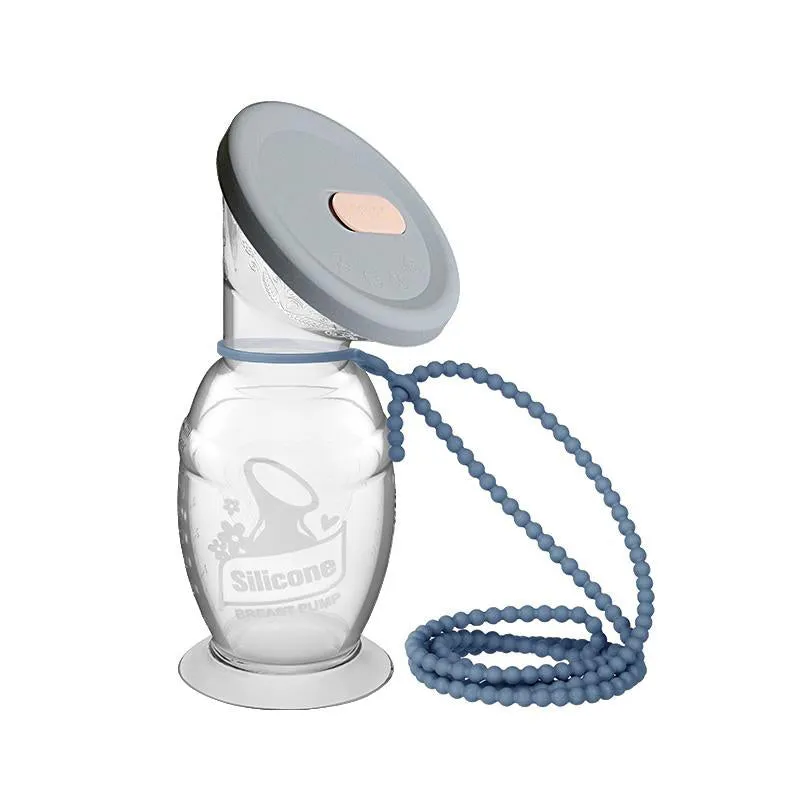 Generation 2 150ml Silicone Breast Pump with Suction Base, Cap and Strap Combo