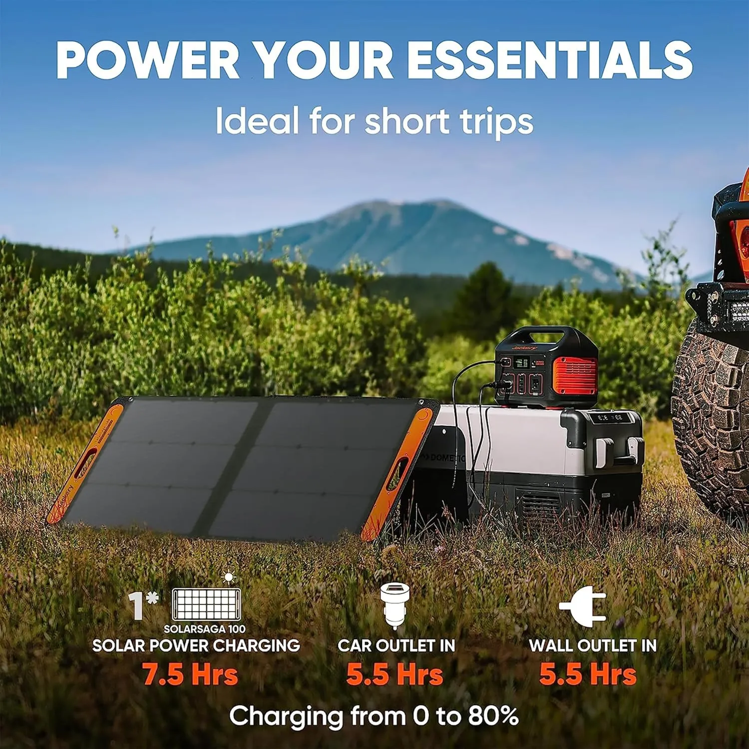 Generator Explorer, Portable Power Station for RV Road Trip Camping, Outdoor Adventure