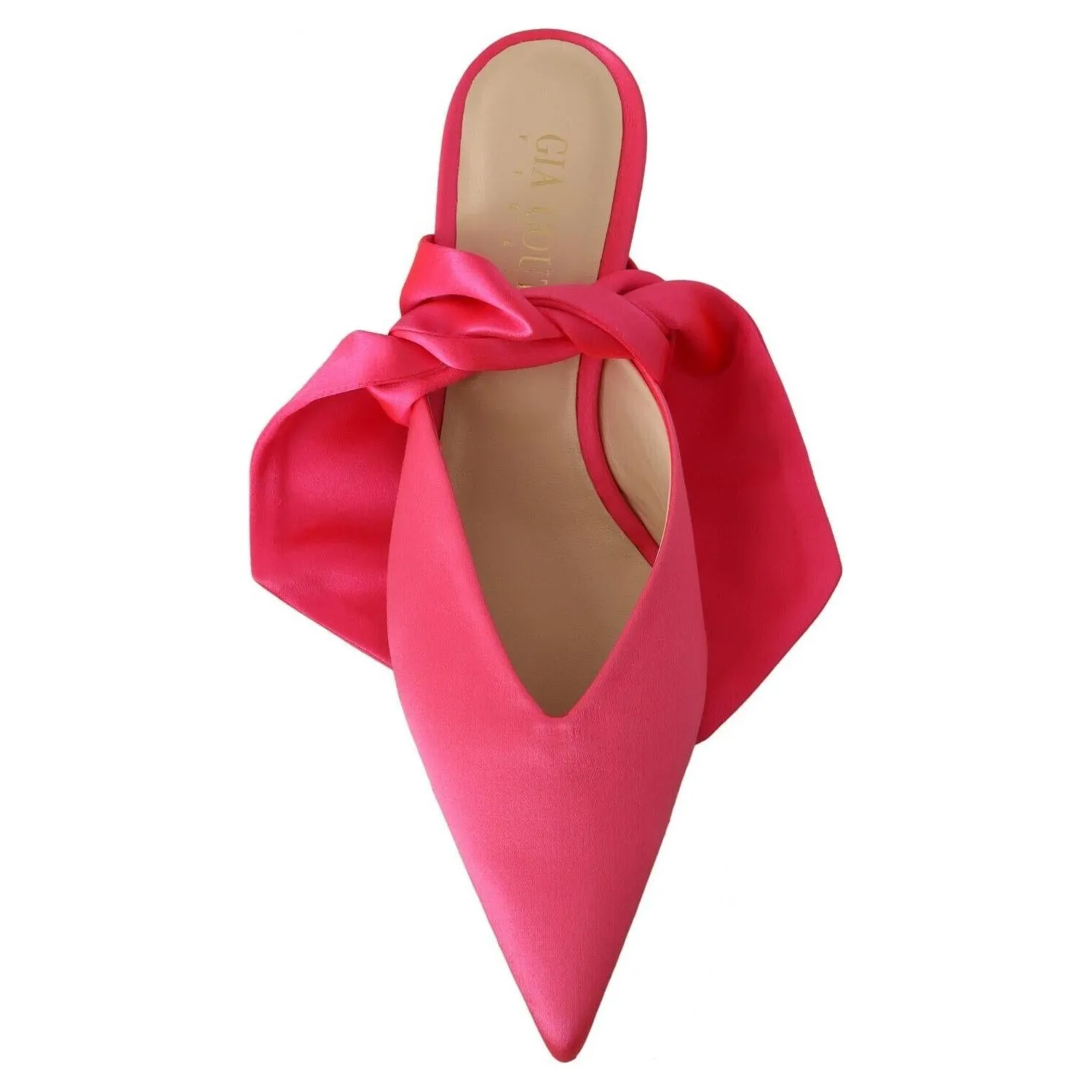 GIA COUTURE Chic Pink Kitten Heels for Elegant Evenings