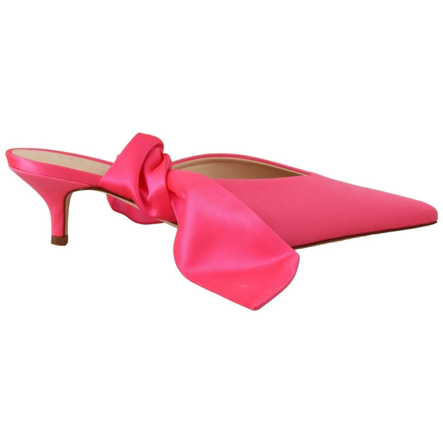 GIA COUTURE Chic Pink Kitten Heels for Elegant Evenings