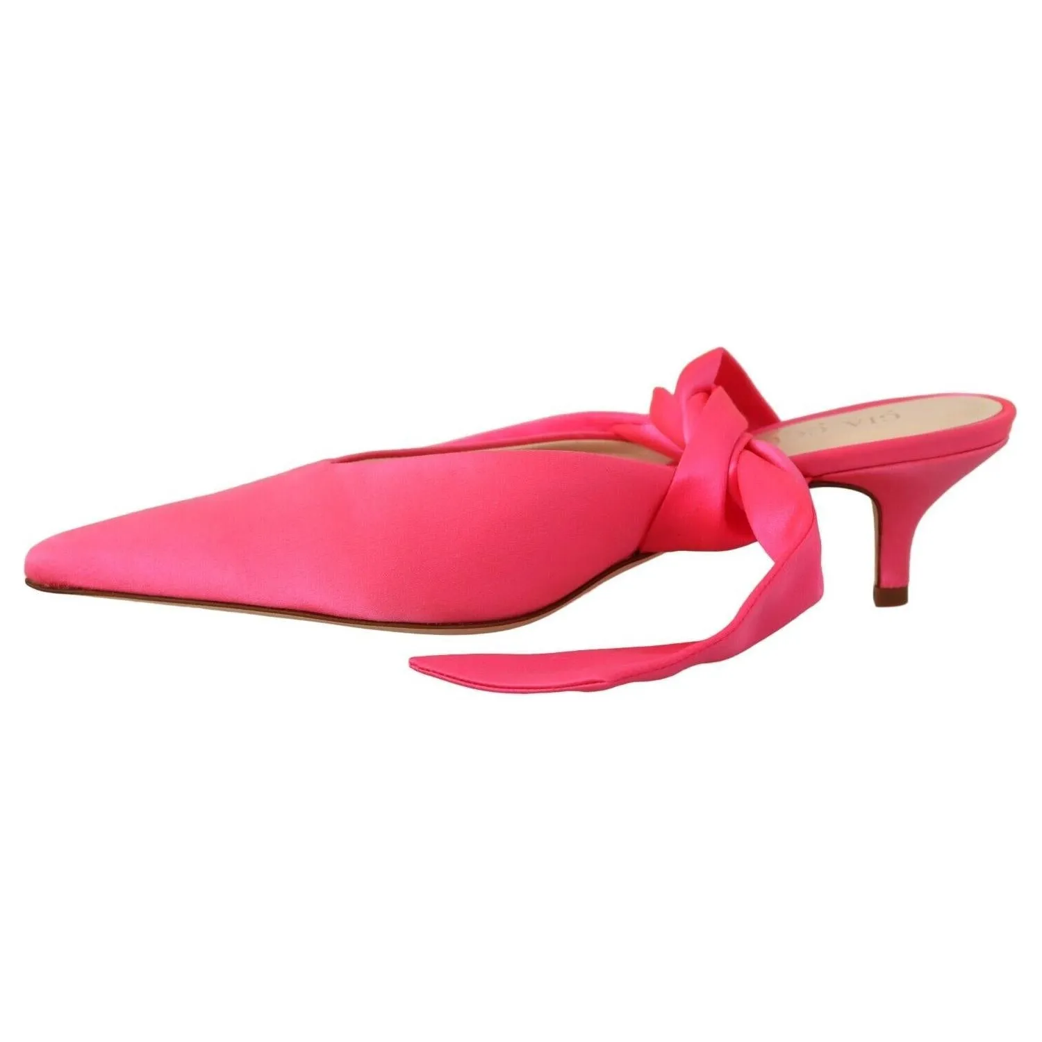 GIA COUTURE Chic Pink Kitten Heels for Elegant Evenings