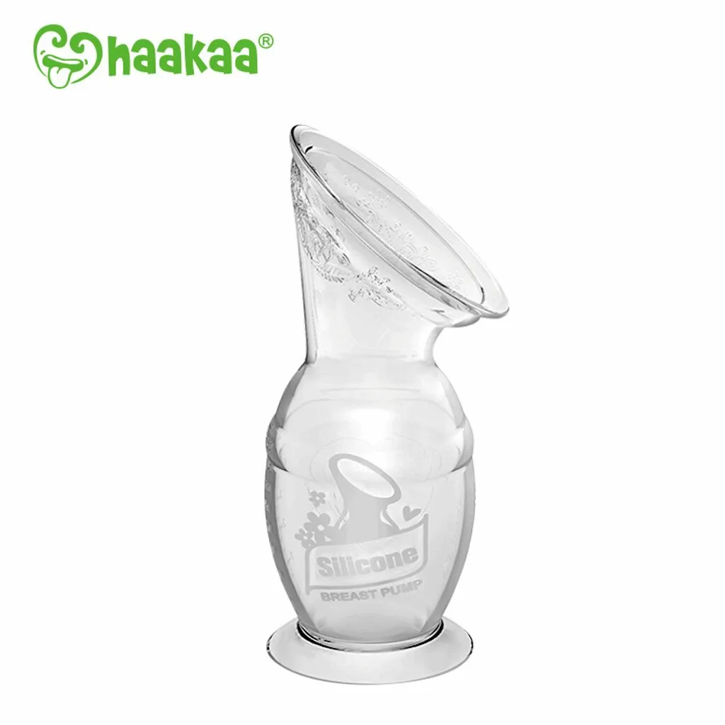 Haakaa Silicone Breast Pump (with suction base)- 150ml