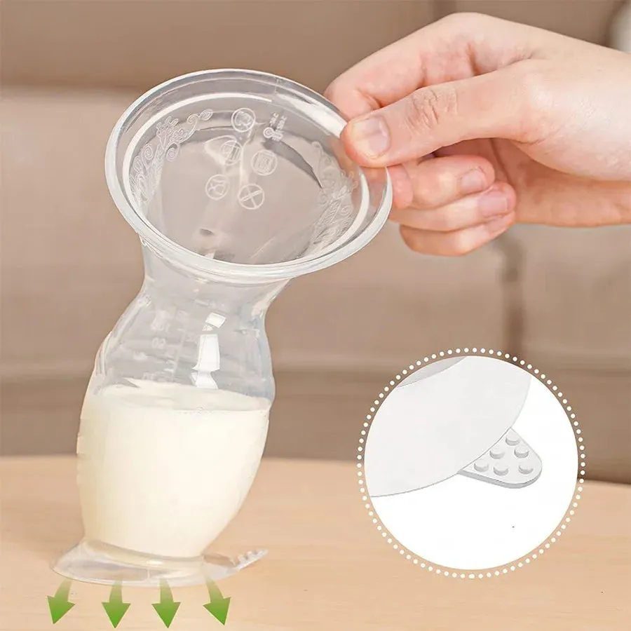 Haakaa Silicone Breast Pump with Suction Base & Silicone Cap 100ml