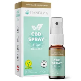 HANFAMA 2.5% CBD Mouth Spray Mint exclusive