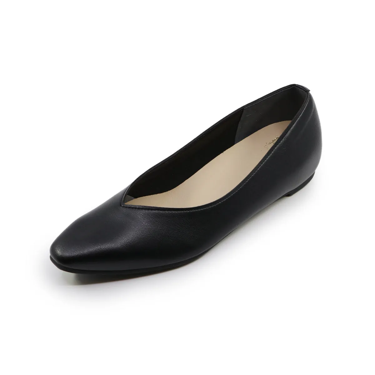 Haruna Black Hidden Heels Rain Pumps