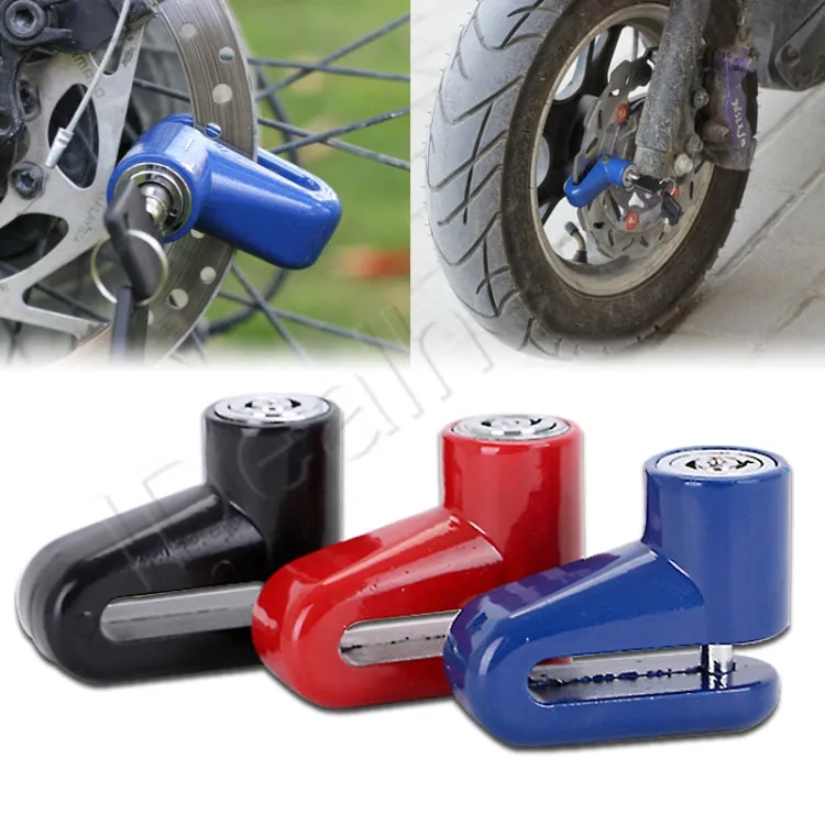 Heavy Duty Motorcycle Moped Scooter Disk Brake Rotor Anti-theft Security Lock(Blue)