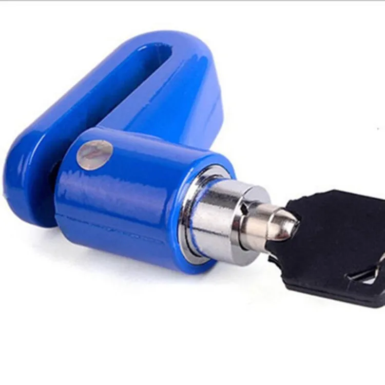 Heavy Duty Motorcycle Moped Scooter Disk Brake Rotor Anti-theft Security Lock(Blue)