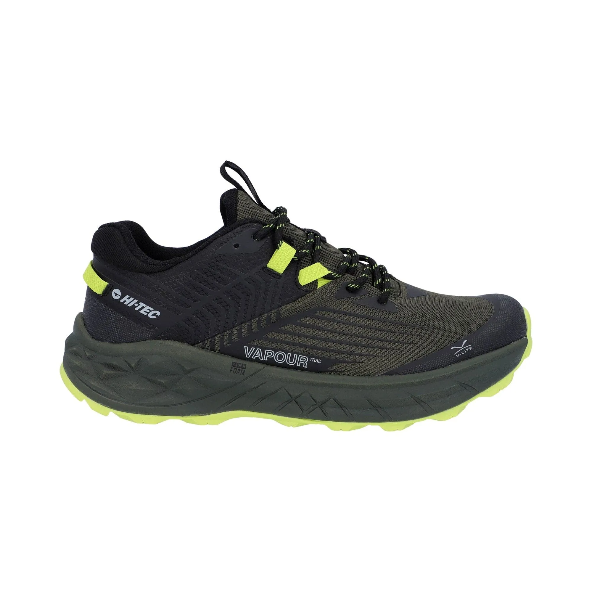 Hi-Tec Fuse Trail Low Mens Trainers - Black/Olive