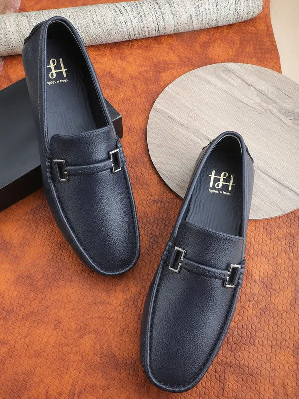 Hydes N Hues Blue Casual Loafers For Men